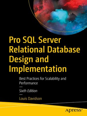 cover image of Pro SQL Server Relational Database Design and Implementation